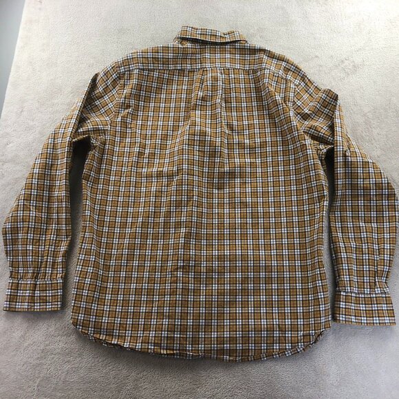 J. Crew Mens Shirt XL Long Sleeve Secret Wash Stretch Classic Plaid Button Down - Picture 9 of 9